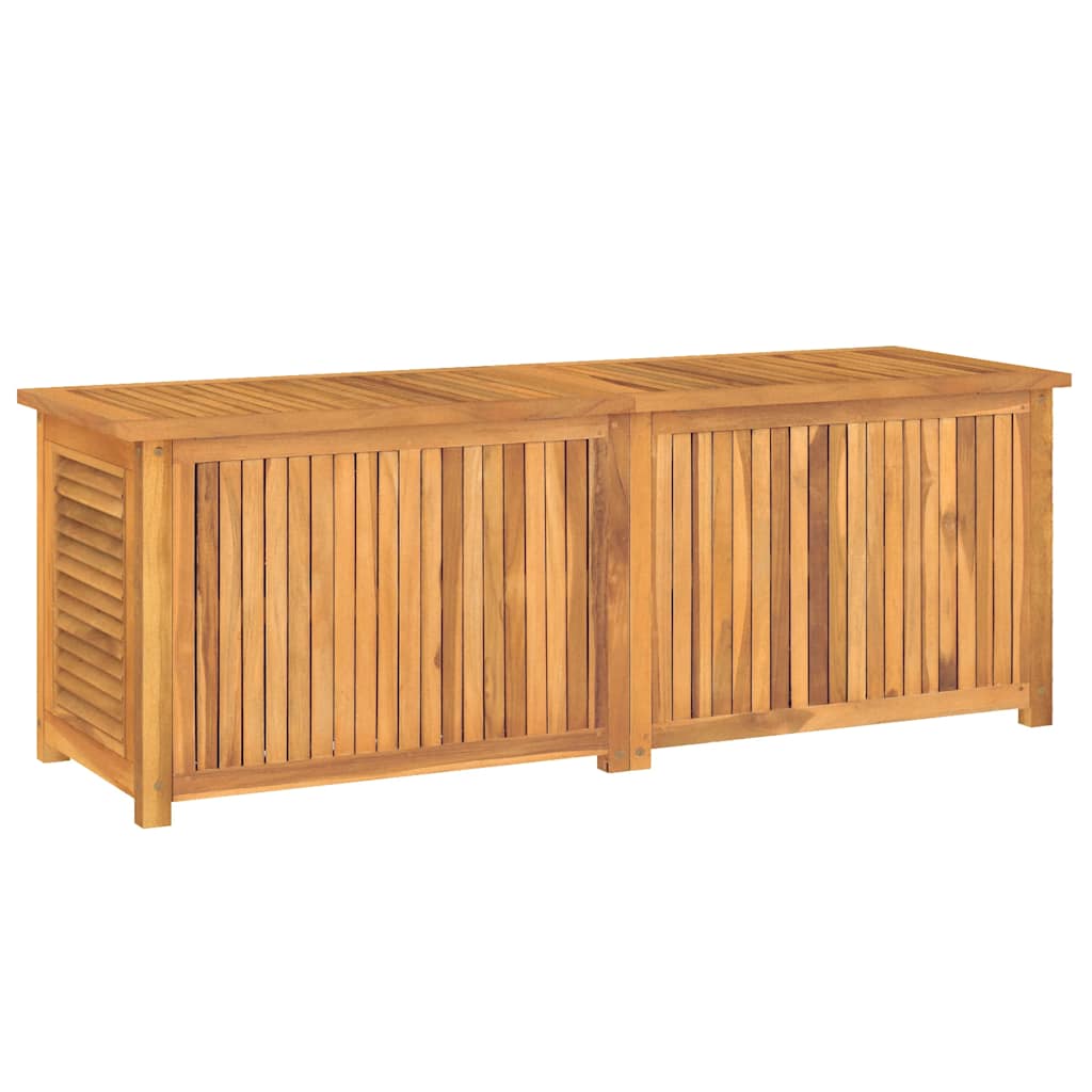 vidaXL Μπαούλο Αποθήκευσης Κήπου με Τσάντα 150x50x55εκ Μασίφ Ξύλο Teak