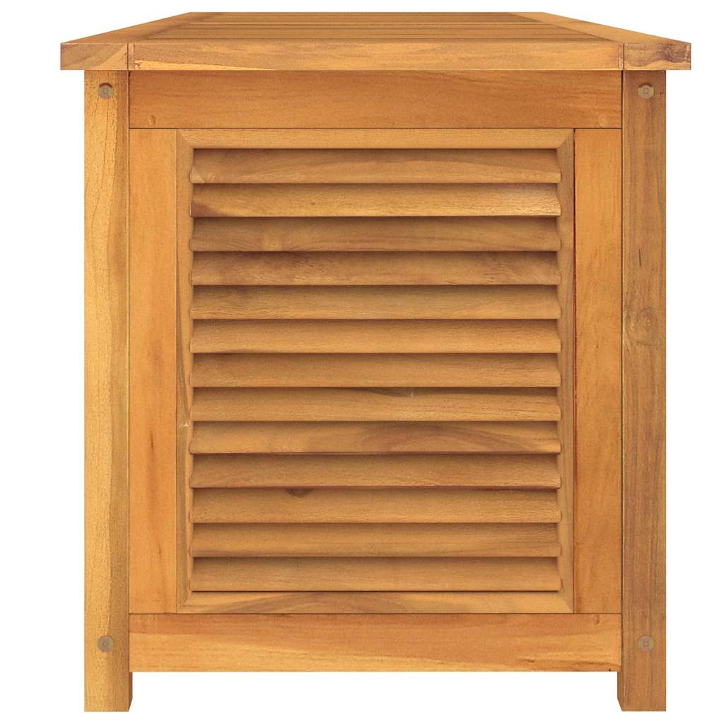 vidaXL Μπαούλο Αποθήκευσης Κήπου με Τσάντα 175x50x55εκ Μασίφ Ξύλο Teak