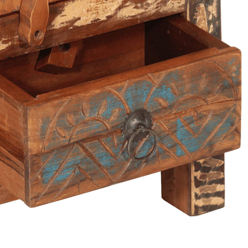 vidaXL Σετ Επίπλων Μπάνιου 4 Τεμαχίων από Μασίφ Ανακυκλωμένο Ξύλο