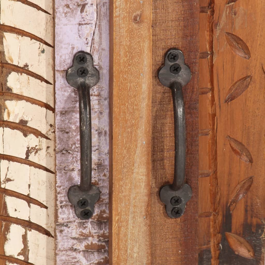 vidaXL Σετ Επίπλων Μπάνιου 4 Τεμαχίων από Μασίφ Ανακυκλωμένο Ξύλο