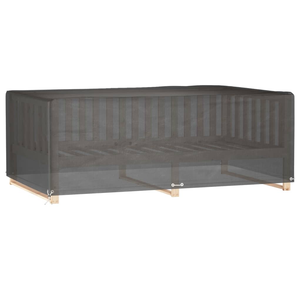 vidaXL Κάλυμμα Επίπλων Κήπου Ορθογώνιο με 12 Κρίκους 213x132x75 εκ.