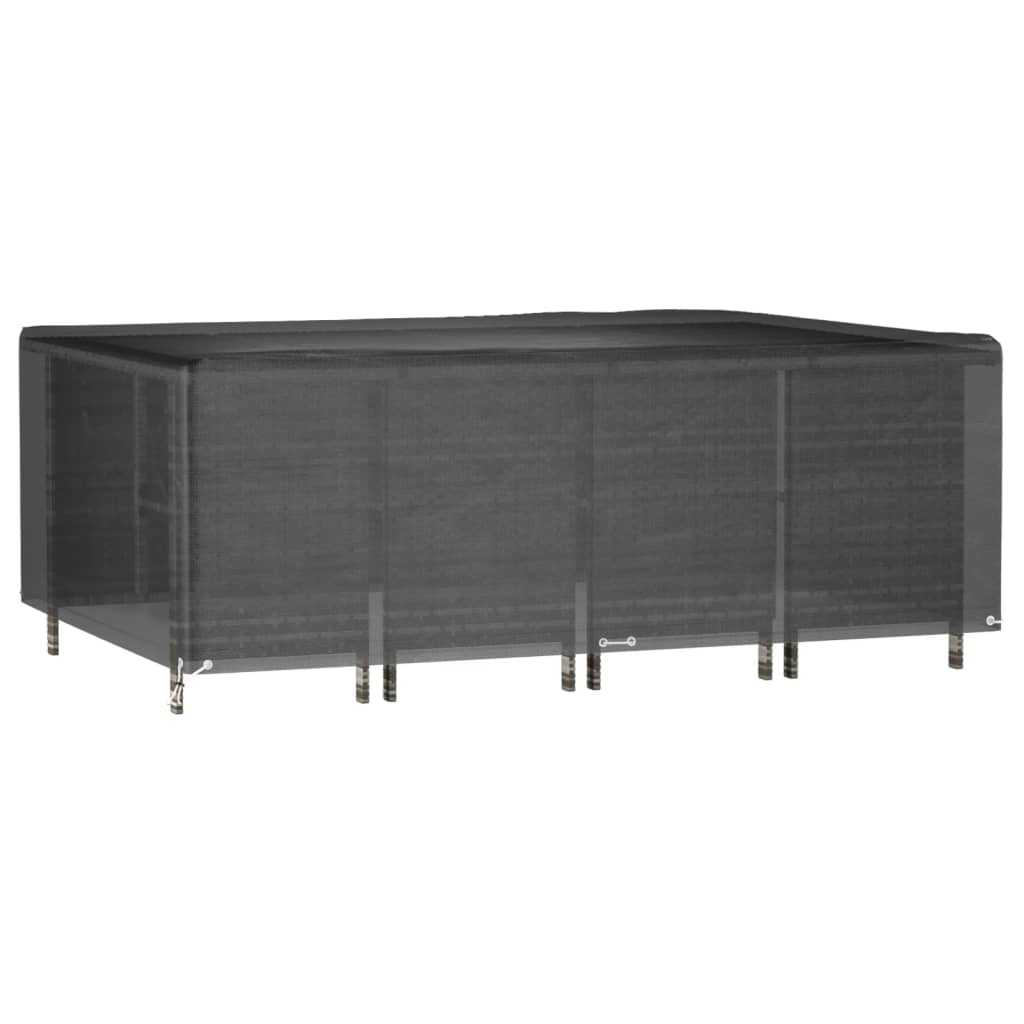 vidaXL Κάλυμμα Επίπλων Κήπου Ορθογώνιο με 12 Κρίκους 240x180x80 εκ.