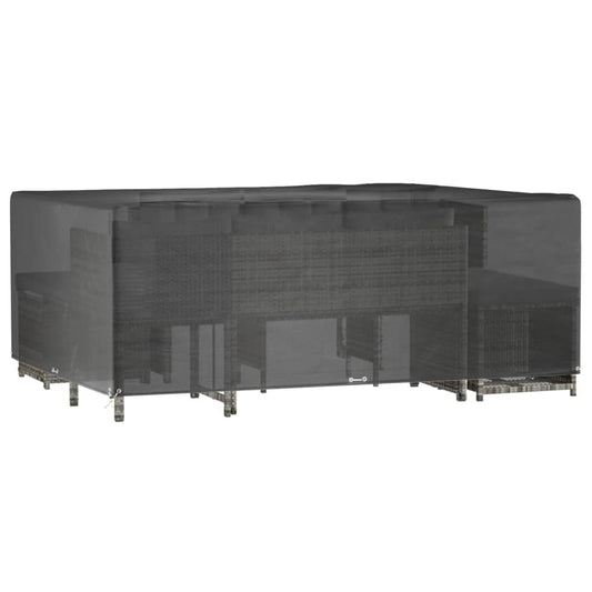 vidaXL Κάλυμμα Επίπλων Κήπου Ορθογώνιο με 16 Κρίκους 300x250x90 εκ.