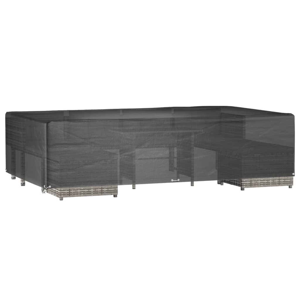 vidaXL Κάλυμμα Επίπλων Κήπου Ορθογώνιο με 12 Κρίκους 315x180x75 εκ.