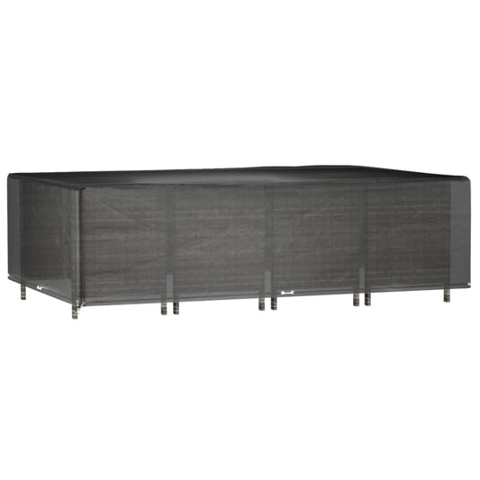 vidaXL Κάλυμμα Επίπλων Κήπου Ορθογώνιο με 16 Κρίκους 325x205x90 εκ.