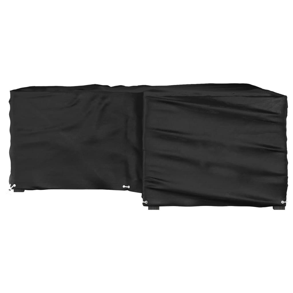 vidaXL Κάλυμμα Επίπλων Κήπου Σχήματος Γ με 12 Κρίκους 185x185x70 εκ.