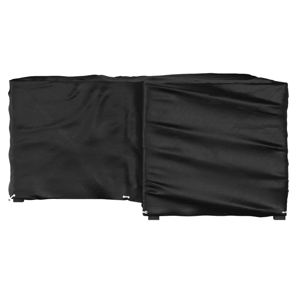 vidaXL Κάλυμμα Επίπλων Κήπου Σχήματος Γ με 12 Κρίκους 185x185x90 εκ.