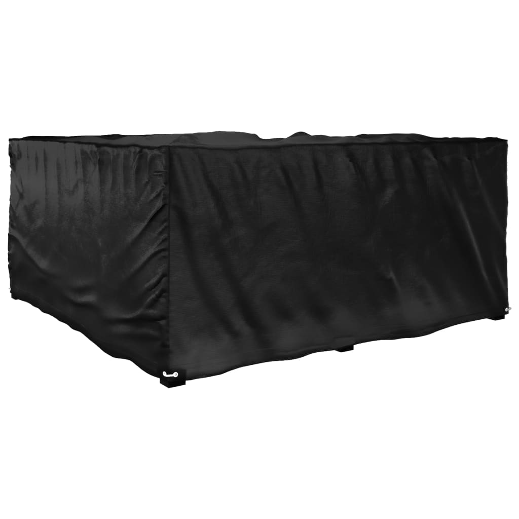 vidaXL Κάλυμμα Επίπλων Κήπου Σχήματος Γ με 12 Κρίκους 185x185x90 εκ.