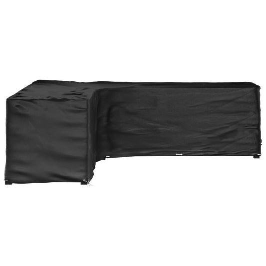 vidaXL Κάλυμμα Επίπλων Κήπου Σχήματος Γ με 20 Κρίκους 300x300x90 εκ.