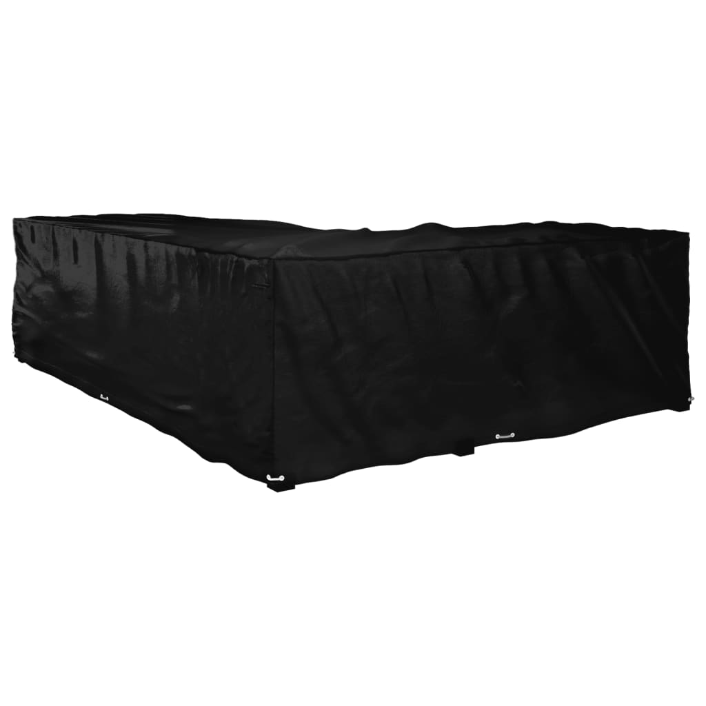 vidaXL Κάλυμμα Επίπλων Κήπου Σχήματος Γ με 16 Κρίκους 210x260x80 εκ.