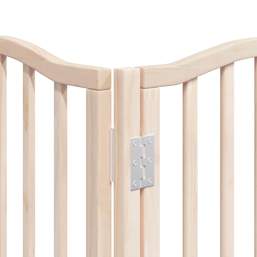 vidaXL Διαχωριστικό Σκύλων/Πόρτα Πτυσσόμενο 15 Πάνελ 750εκ Ξύλο Λεύκας