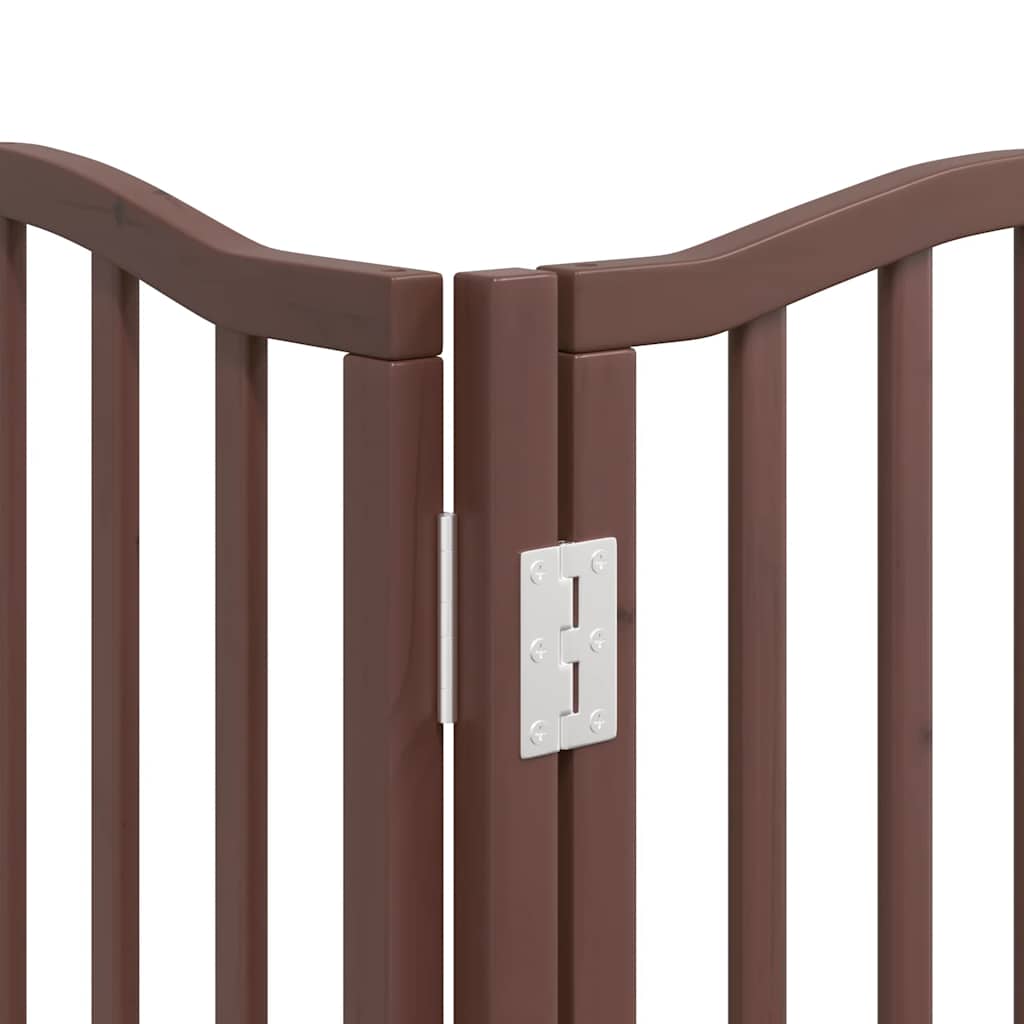 vidaXL Διαχωριστικό Σκύλων/Πόρτα Πτυσσόμενο 12 Πάνελ 600εκ Ξύλο Λεύκας