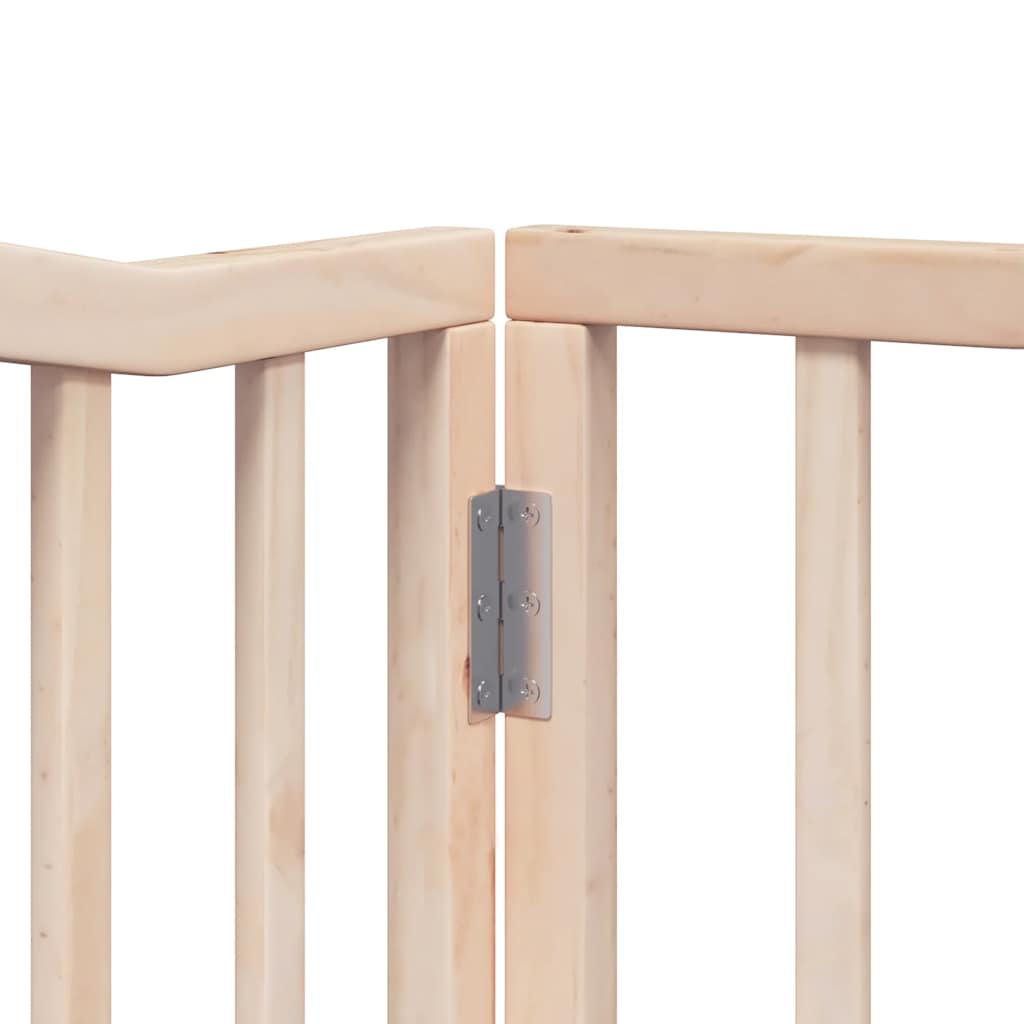 vidaXL Διαχωριστικό Σκύλων/Πόρτα Πτυσσόμενο 8 Πάνελ 640 εκ Ξύλο Λεύκας