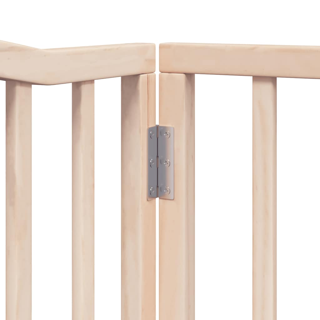 vidaXL Διαχωριστικό Σκύλων/Πόρτα Πτυσσόμενο 8 Πάνελ 640 εκ Ξύλο Λεύκας