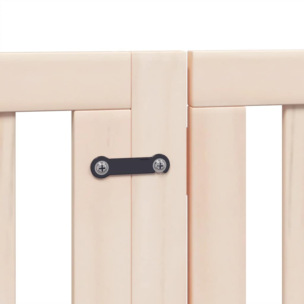 vidaXL Διαχωριστικό Σκύλων/Πόρτα Πτυσσόμενο 12 Πάνελ 600εκ Ξύλο Λεύκας