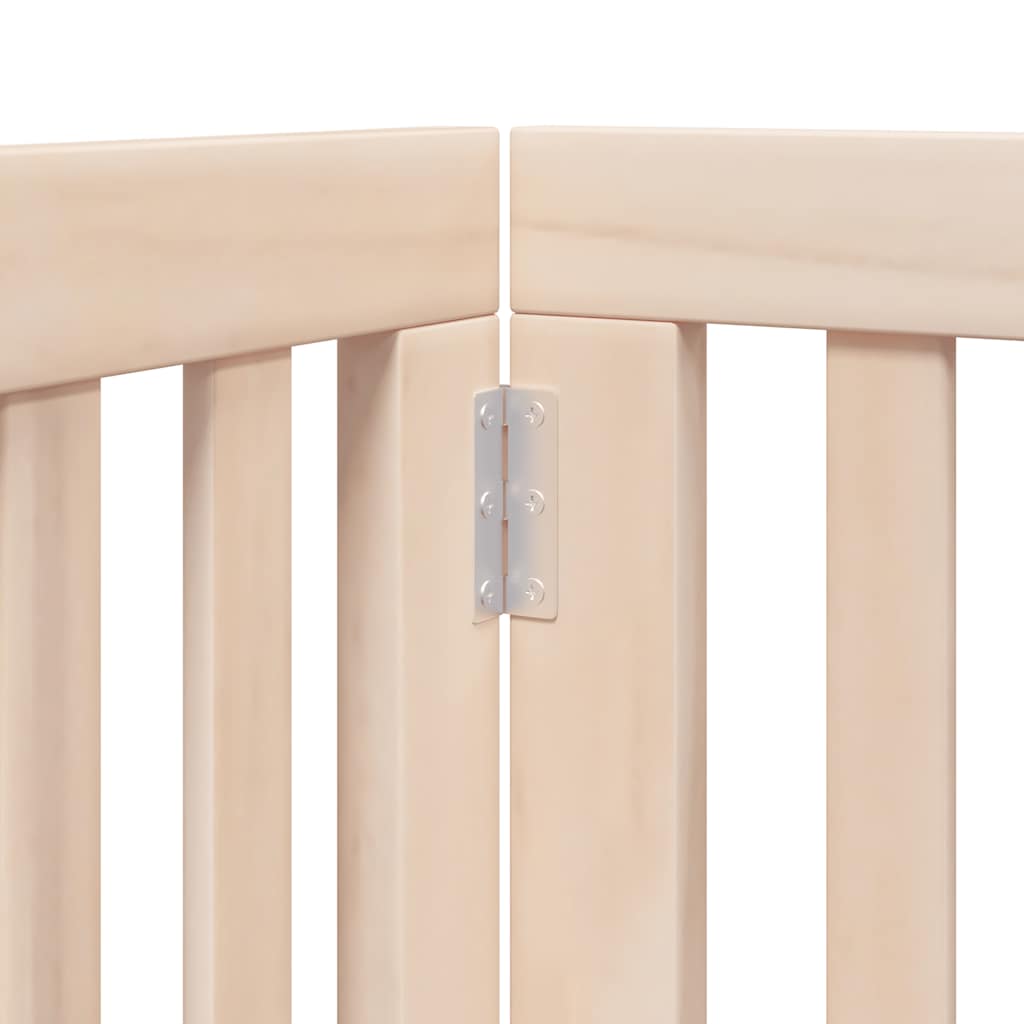 vidaXL Διαχωριστικό Σκύλων/Πόρτα Πτυσσόμενο 12 Πάνελ 600εκ Ξύλο Λεύκας