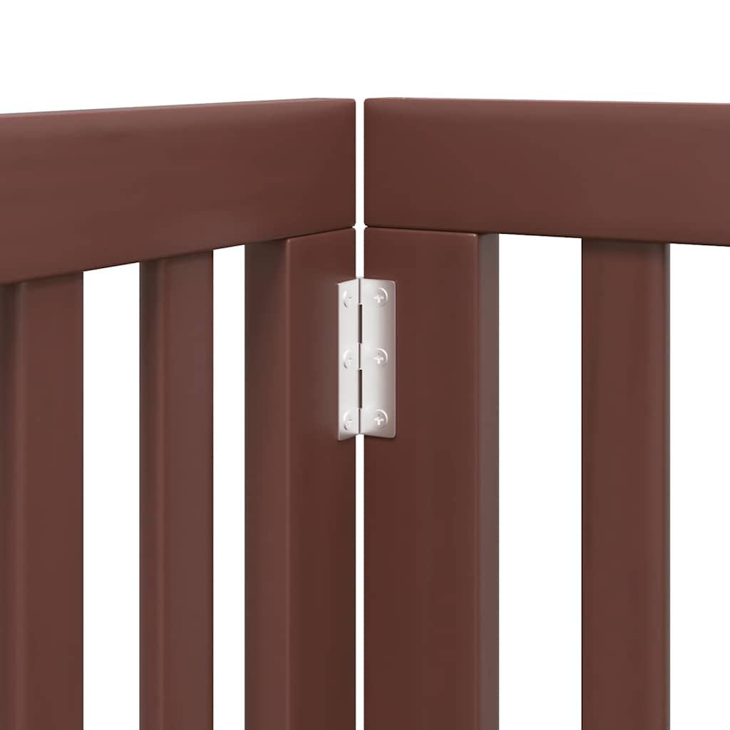 vidaXL Διαχωριστικό Σκύλων/Πόρτα Πτυσσόμενο 9 Πάνελ 450εκ. Ξύλο Λεύκας