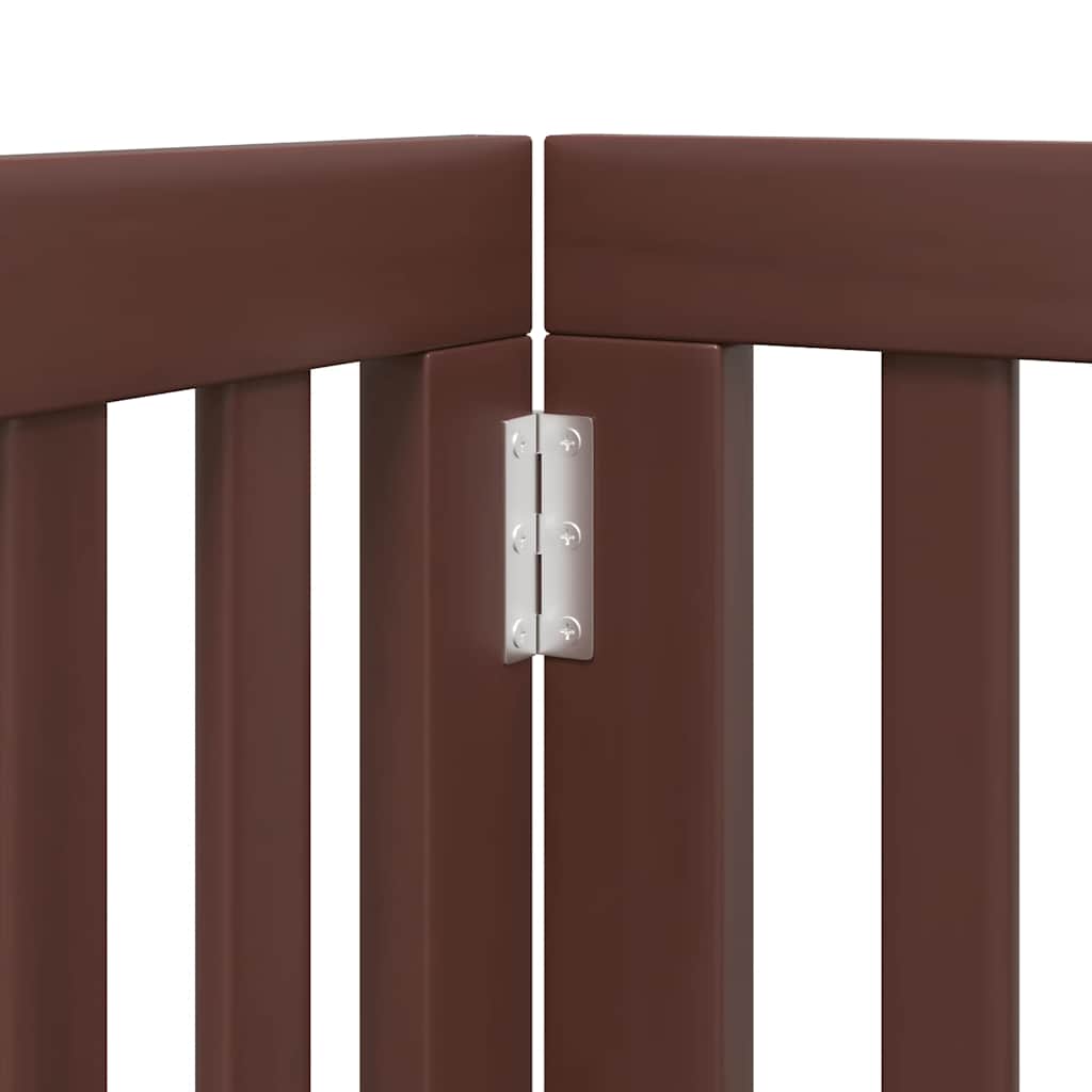 vidaXL Διαχωριστικό Σκύλων/Πόρτα Πτυσσόμενο 9 Πάνελ 450εκ. Ξύλο Λεύκας