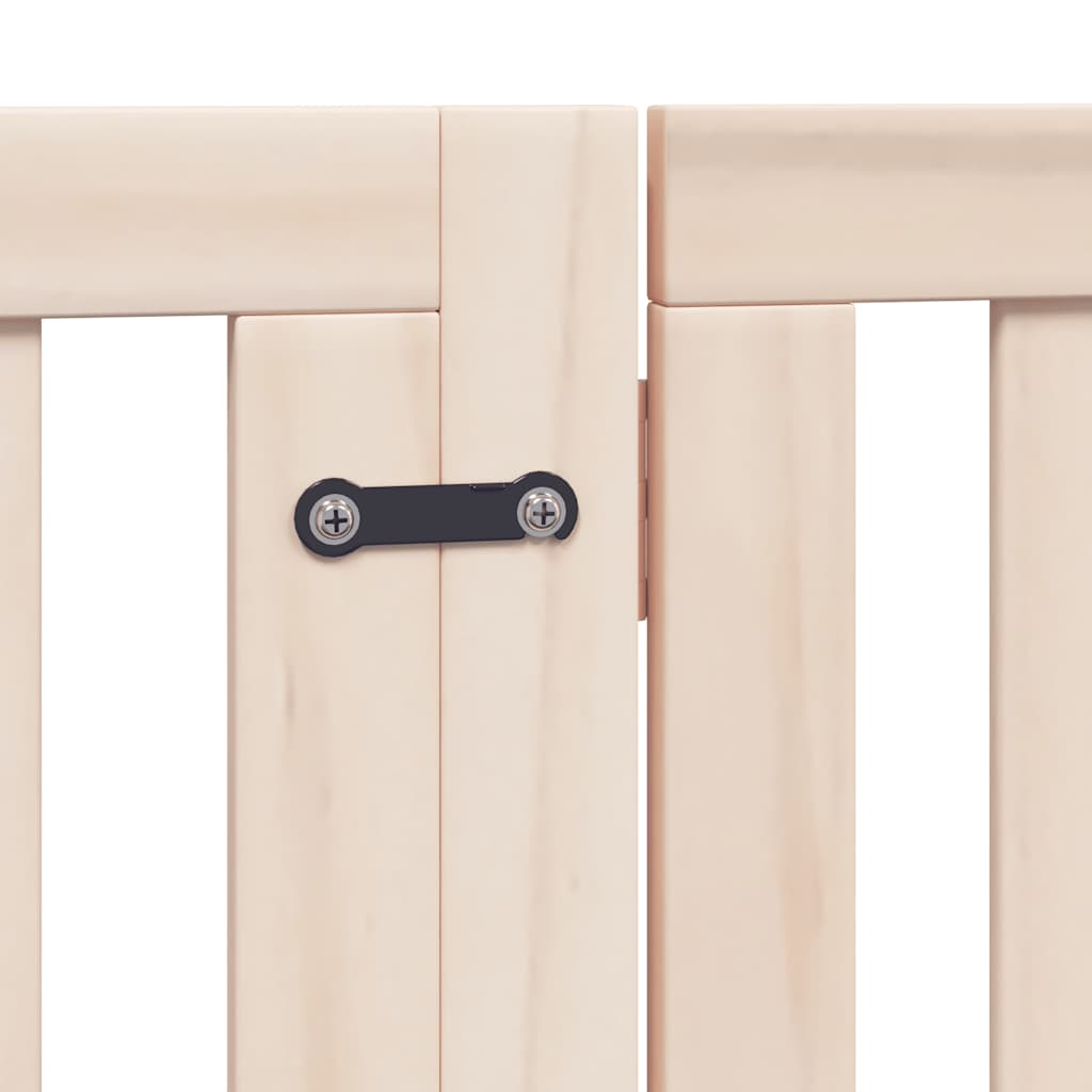 vidaXL Διαχωριστικό Σκύλων/Πόρτα Πτυσσόμενο 8 Πάνελ 640 εκ Ξύλο Λεύκας