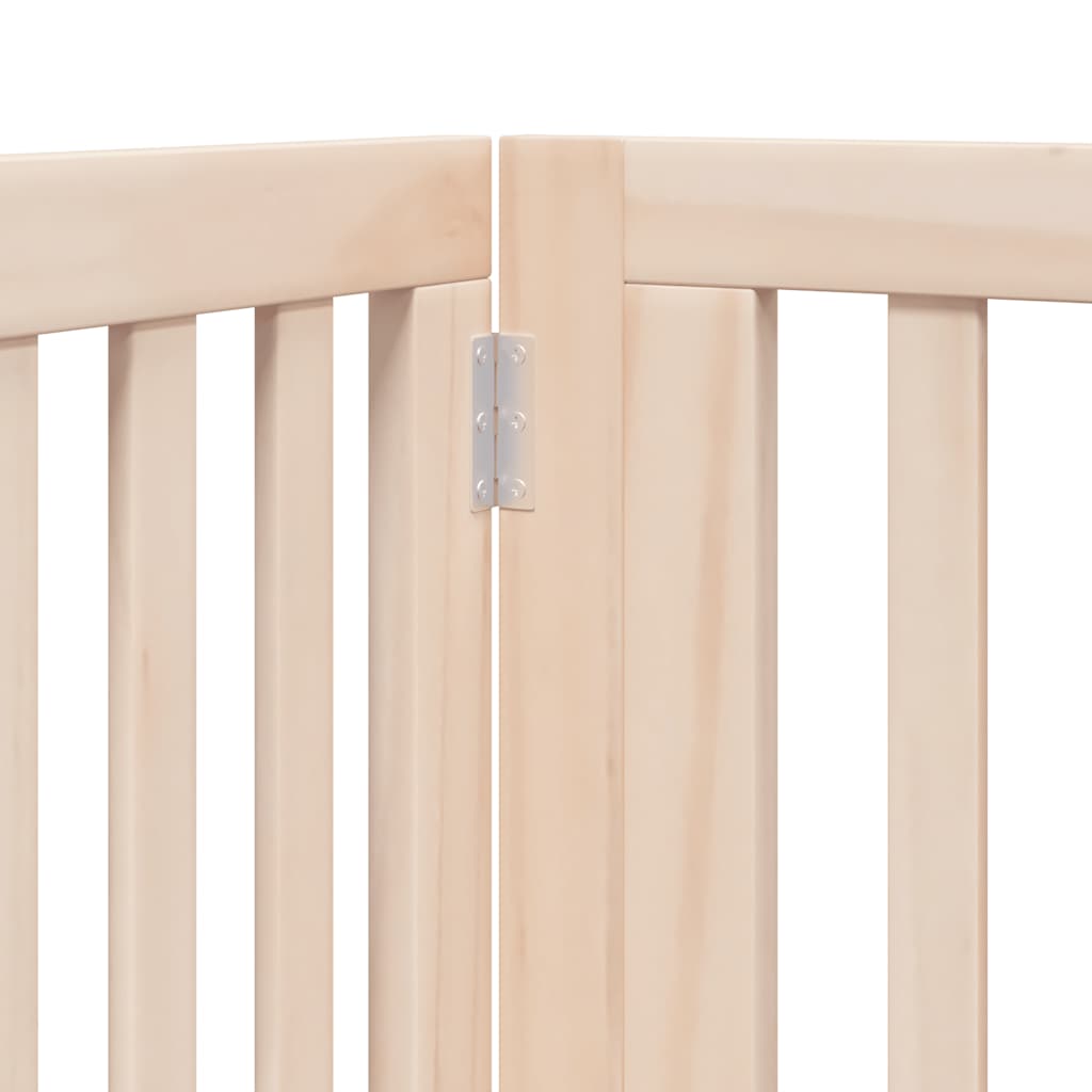 vidaXL Διαχωριστικό Σκύλων/Πόρτα Πτυσσόμενο 8 Πάνελ 640 εκ Ξύλο Λεύκας