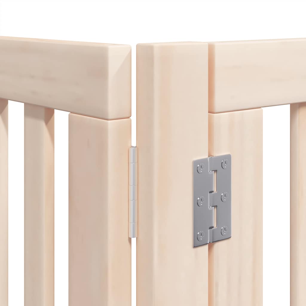 vidaXL Διαχωριστικό Σκύλων/Πόρτα Πτυσσόμενο 10 Πάνελ 800εκ Ξύλο Λεύκας