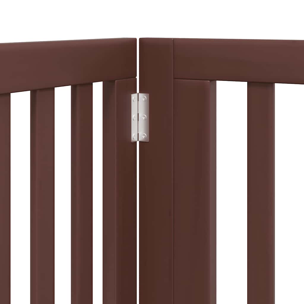 vidaXL Διαχωριστικό Σκύλων/Πόρτα Πτυσσόμενο 12 Πάνελ 960εκ Ξύλο Λεύκας