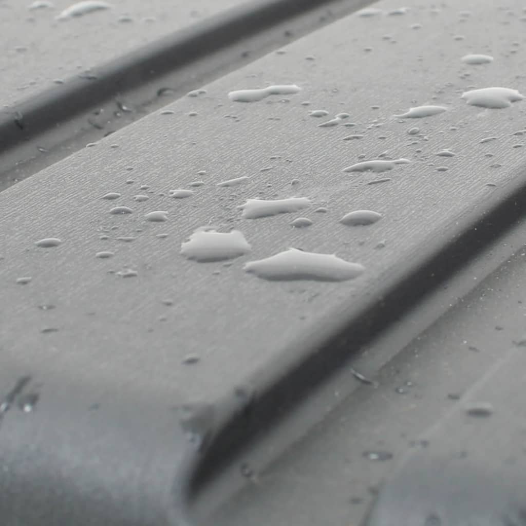 vidaXL Μπαούλο Αποθήκευσης Μαύρο 118 x 53 x 57 εκ. Πολυπροπυλένιο