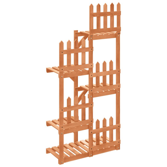 vidaXL Βάση Λουλουδιών 60x25x130 εκ. από Μασίφ Ξύλο Ελάτης