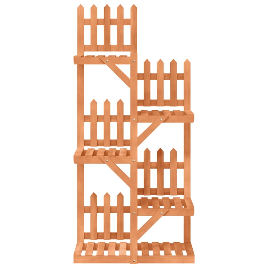 vidaXL Βάση Λουλουδιών 60x25x130 εκ. από Μασίφ Ξύλο Ελάτης