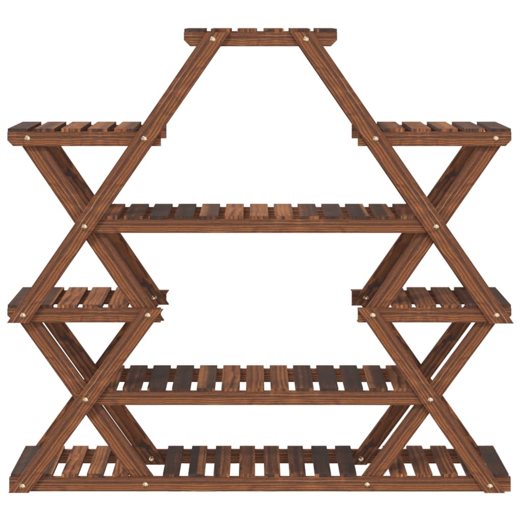 vidaXL Βάση Λουλουδιών 110x25x105 εκ. από Μασίφ Ξύλο Ελάτης