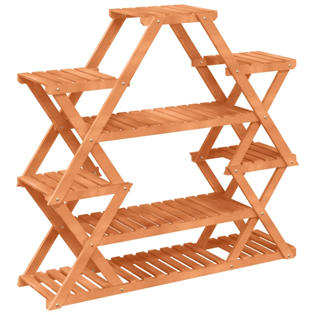 vidaXL Βάση Λουλουδιών 110x25x105 εκ. από Μασίφ Ξύλο Ελάτης