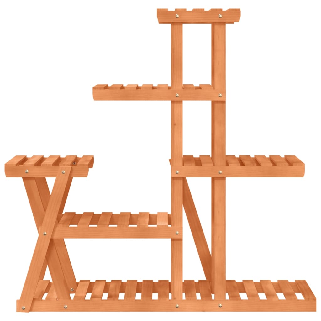 vidaXL Βάση Λουλουδιών 95x25x96 εκ. από Μασίφ Ξύλο Ελάτης