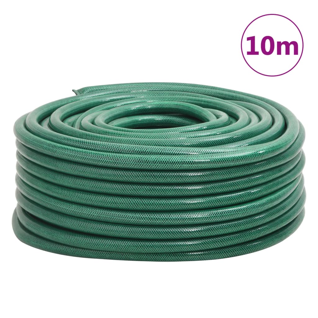 vidaXL Εύκαμπτος Σωλήνας Κήπου Πράσινος 10 μ./1" από PVC