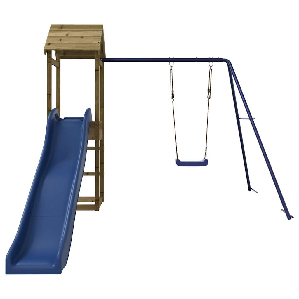 vidaXL Παιδική Χαρά Εξωτερικού Χώρου από Εμποτισμένο Ξύλο Πεύκου