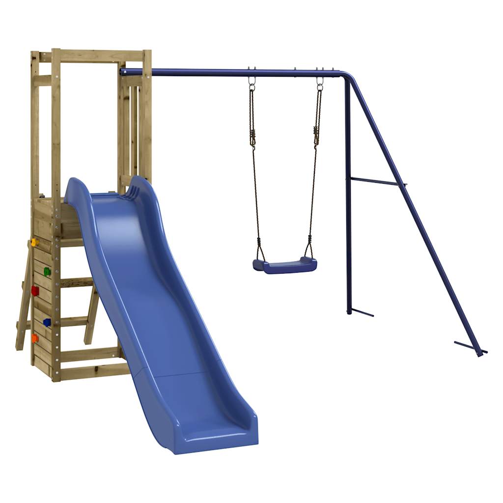 vidaXL Παιδική Χαρά Εξωτερικού Χώρου από Εμποτισμένο Ξύλο Πεύκου