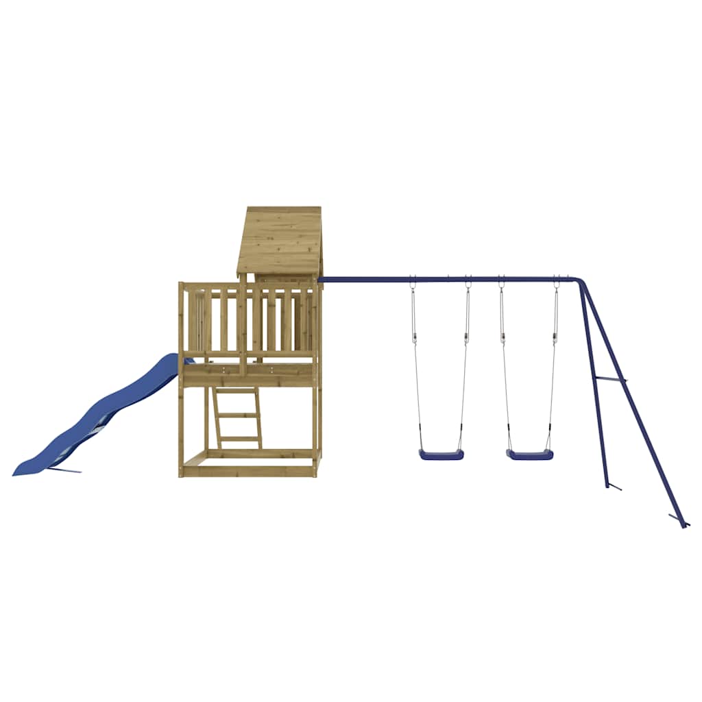 vidaXL Παιδική Χαρά Εξωτερικού Χώρου από Εμποτισμένο Ξύλο Πεύκου