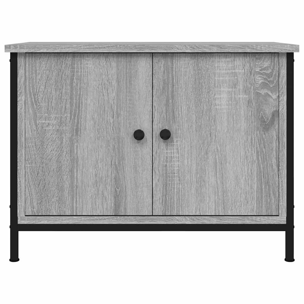 vidaXL Έπιπλο Τηλεόρασης με Πόρτες Γκρι Sonoma 60x35x45 εκ Επεξ. Ξύλο