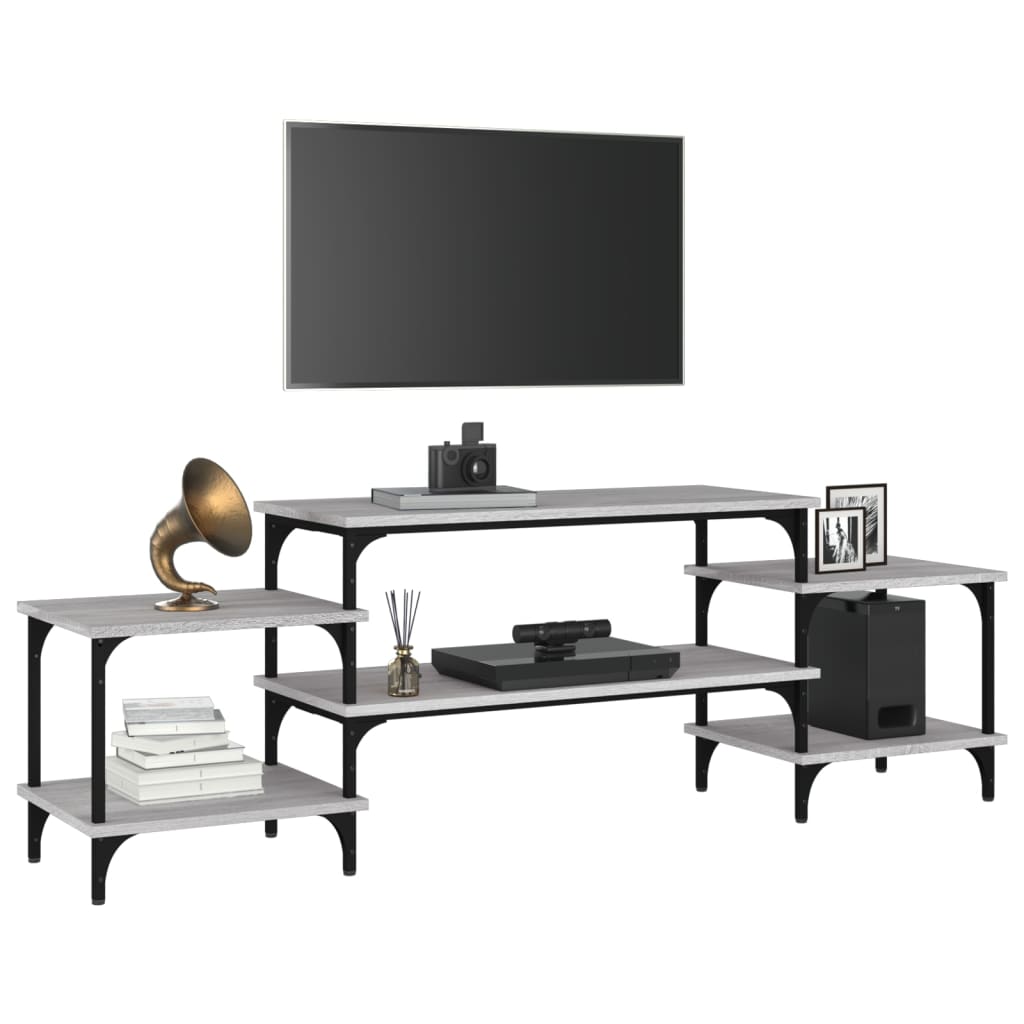 vidaXL Έπιπλο Τηλεόρασης Γκρι Sonoma 157x35x52 εκ. Επεξεργασμένο Ξύλο