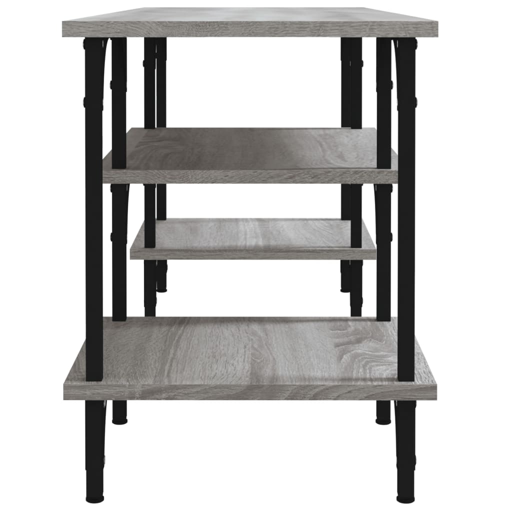 vidaXL Έπιπλο Τηλεόρασης Γκρι Sonoma 102x35x45,5 εκ. από Επεξεργ. Ξύλο