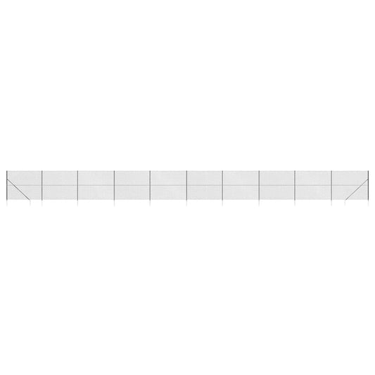 vidaXL Συρματόπλεγμα Περίφραξης Ανθρακί 1,8 x 25 μ. με Καρφωτές Βάσεις