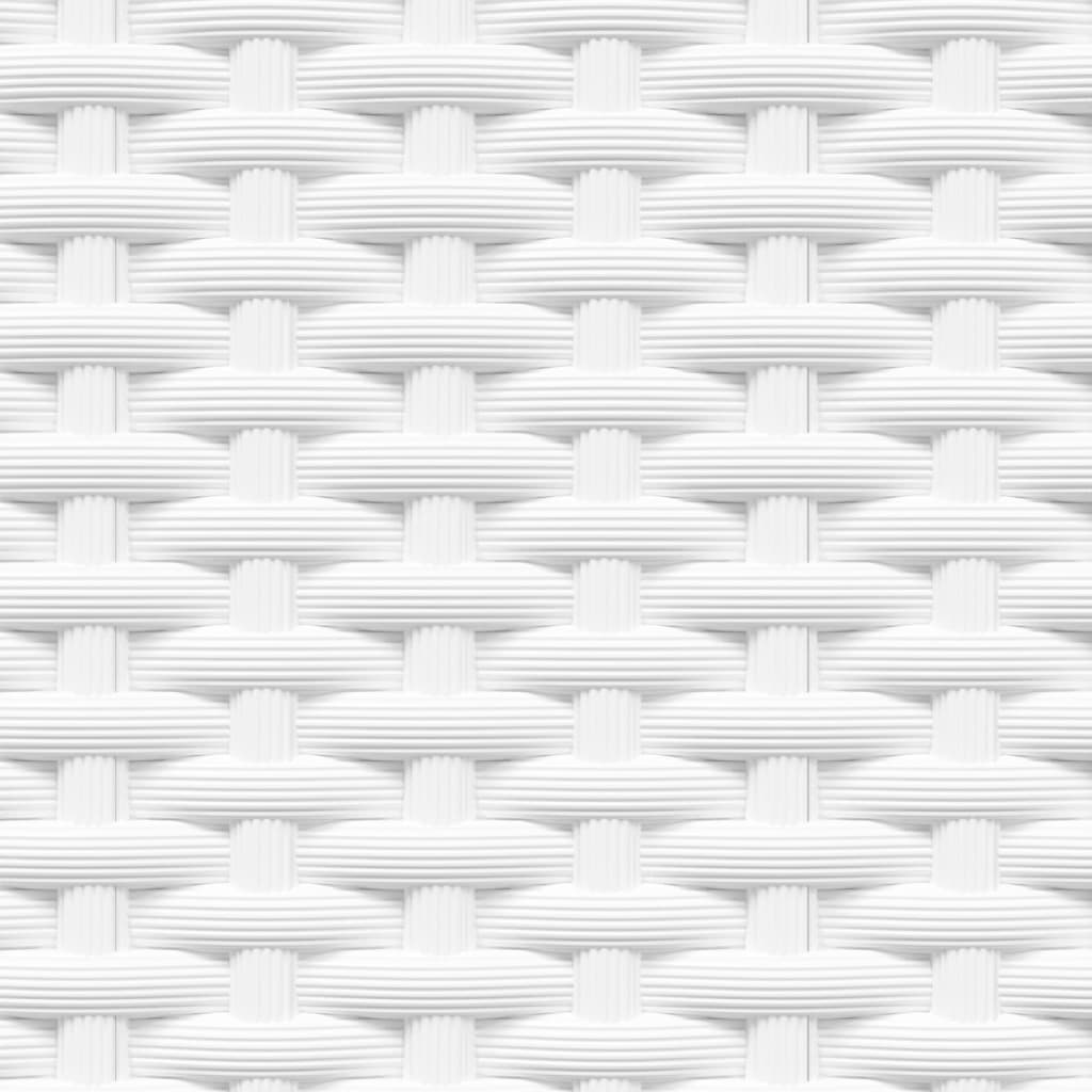 vidaXL Ζαρντινιέρες 2 τεμ. Λευκές 30 x 30 x 37 εκ. από Πολυπροπυλένιο