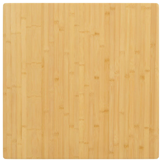 vidaXL Επιφάνεια Τραπεζιού 70x70x2,5 εκ. από Μπαμπού
