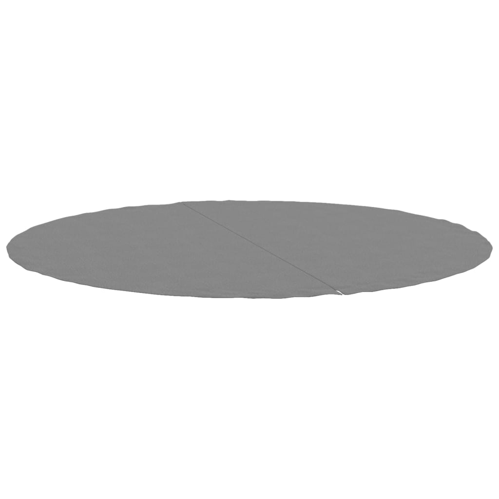 vidaXL Υπόστρωμα Πισίνας Ανοιχτό Γκρι Ø244 εκ. Πολυεστερικό Γεωύφασμα