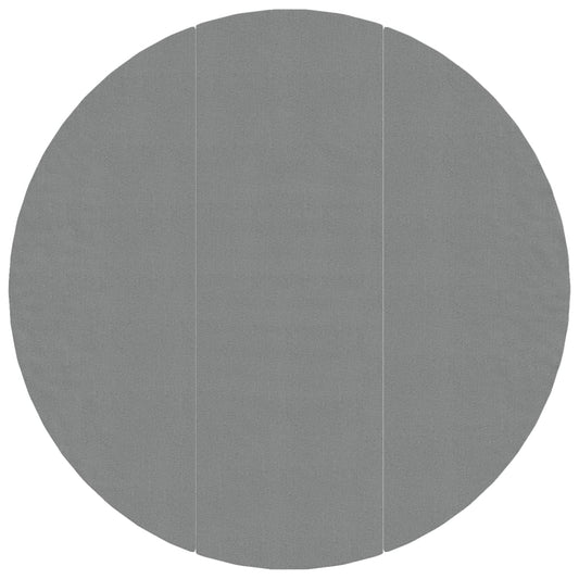 vidaXL Υπόστρωμα Πισίνας Ανοιχτό Γκρι Ø396 εκ. Πολυεστερικό Γεωύφασμα