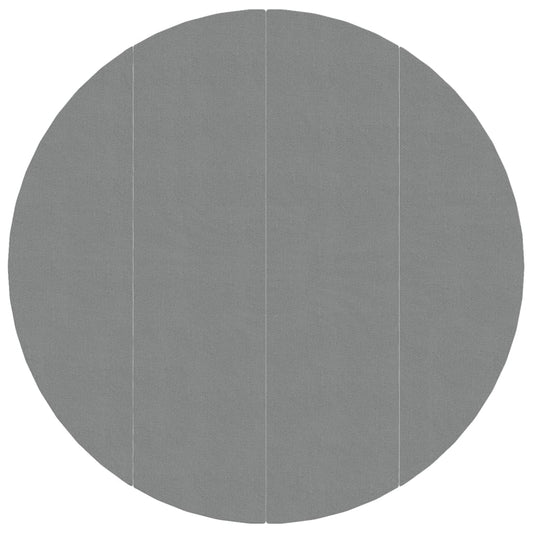 vidaXL Υπόστρωμα Πισίνας Ανοιχτό Γκρι Ø428 εκ. Πολυεστερικό Γεωύφασμα