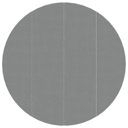 vidaXL Υπόστρωμα Πισίνας Ανοιχτό Γκρι Ø500 εκ. Πολυεστερικό Γεωύφασμα