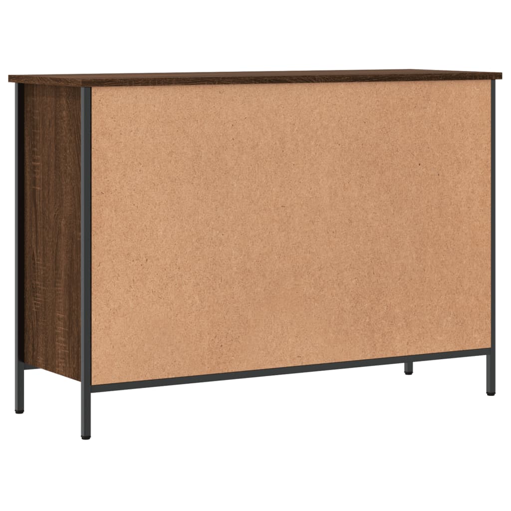 vidaXL Παπουτσοθήκη Καφέ Δρυς 100 x 35 x 70 εκ. από Επεξεργασμένο Ξύλο