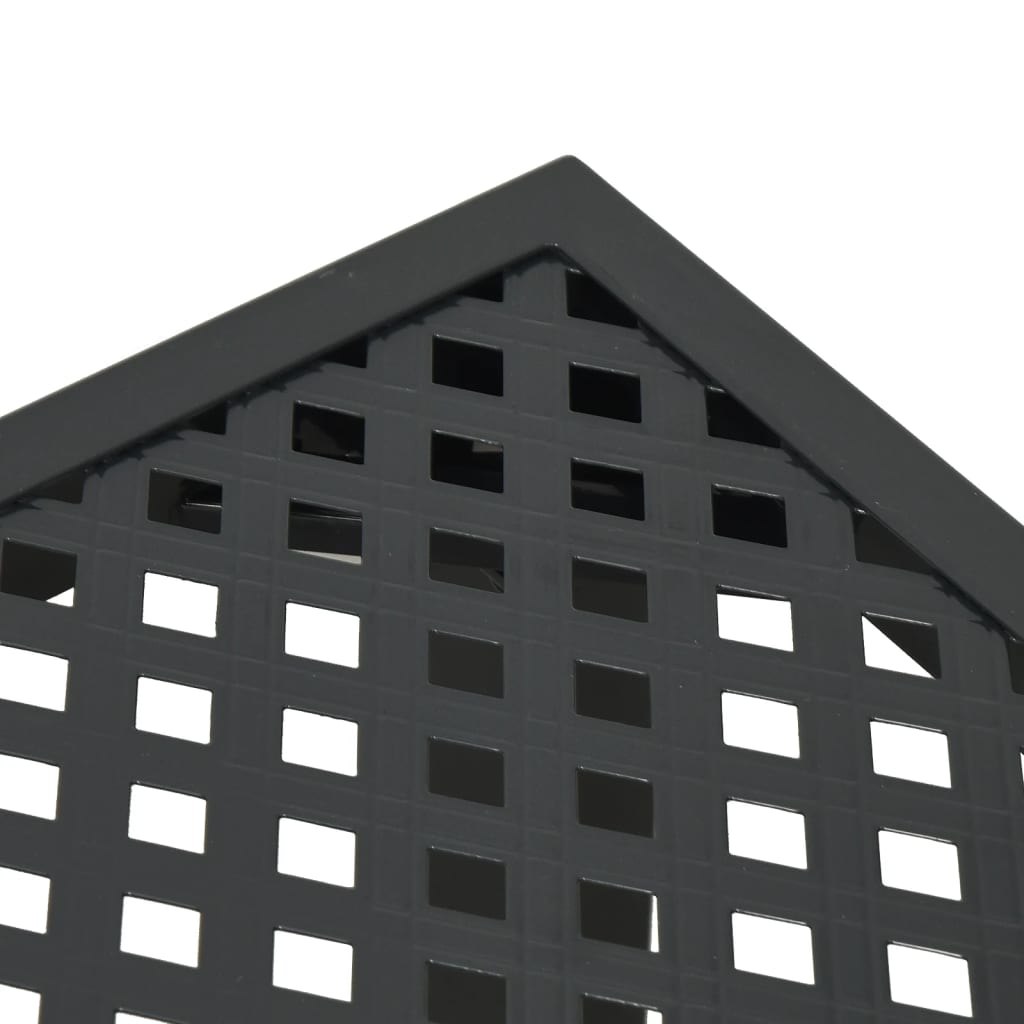 vidaXL Τραπέζι Κήπου Ανθρακί 165x80x72 εκ. Ατσάλινο