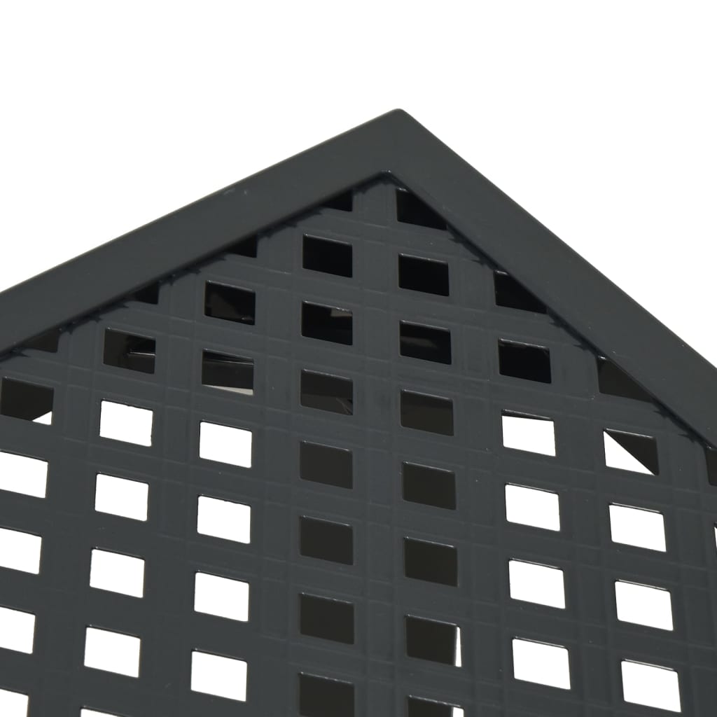 vidaXL Τραπέζι Κήπου Ανθρακί 200x100x72 εκ. Ατσάλινο