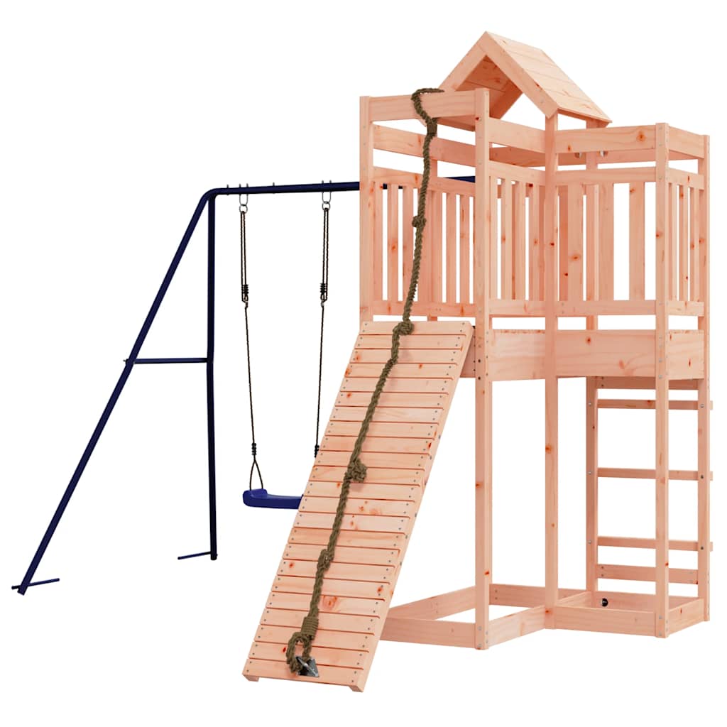 vidaXL Παιδική Χαρά Εξωτερικού Χώρου από Μασίφ Ξύλο Ψευδοτσούγκας